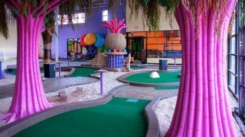 candy-themed adventure at Crave Golf Club in Pigeon Forge