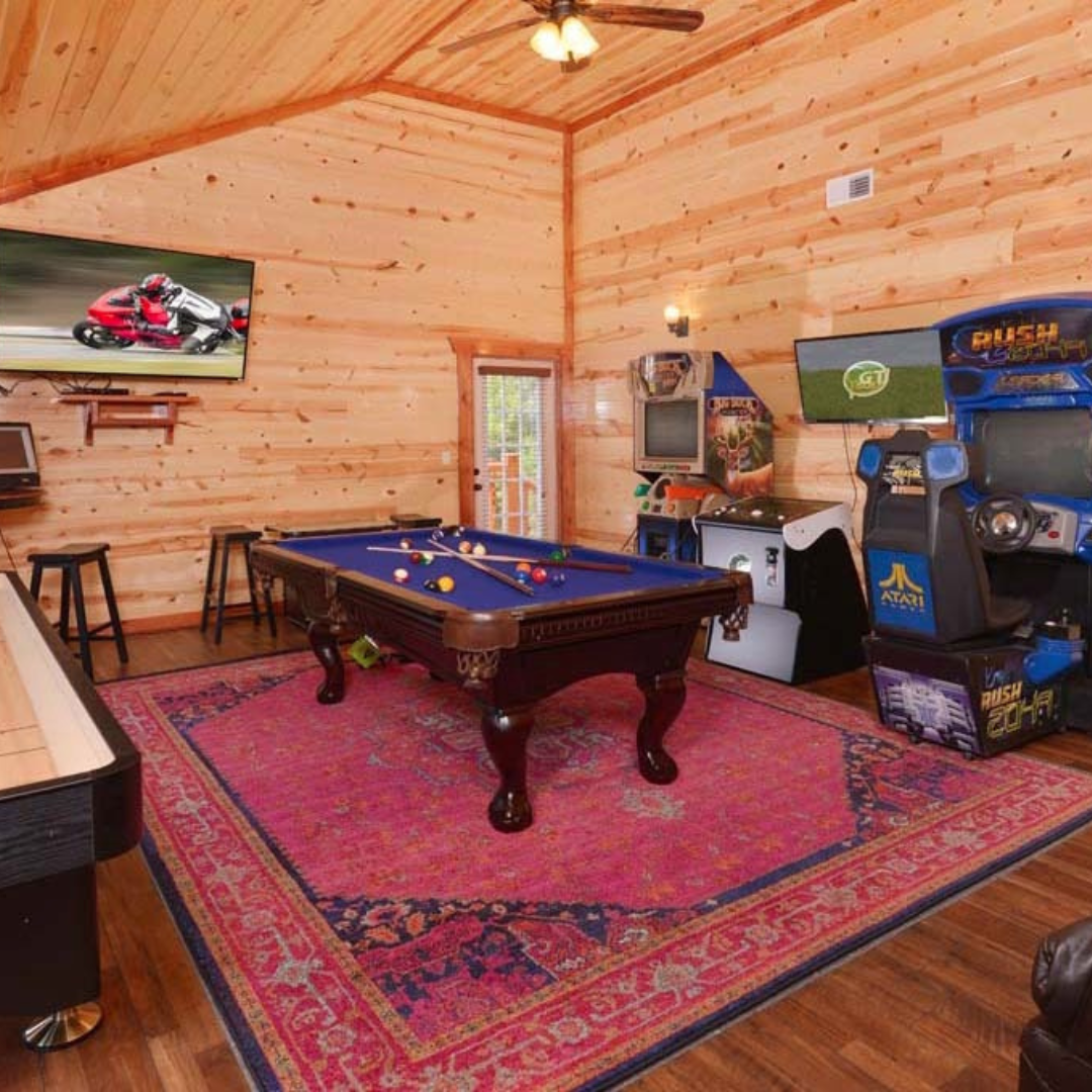Cabins with Game Rooms